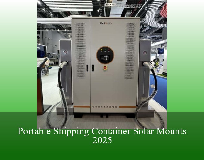 Portable Shipping Container Solar Mounts 2025